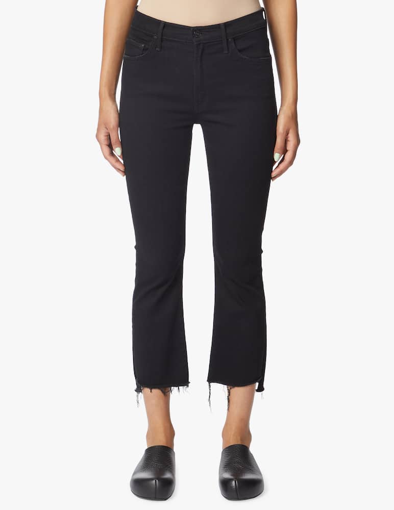 rinascente MOTHER Insider crop step Fray jeans