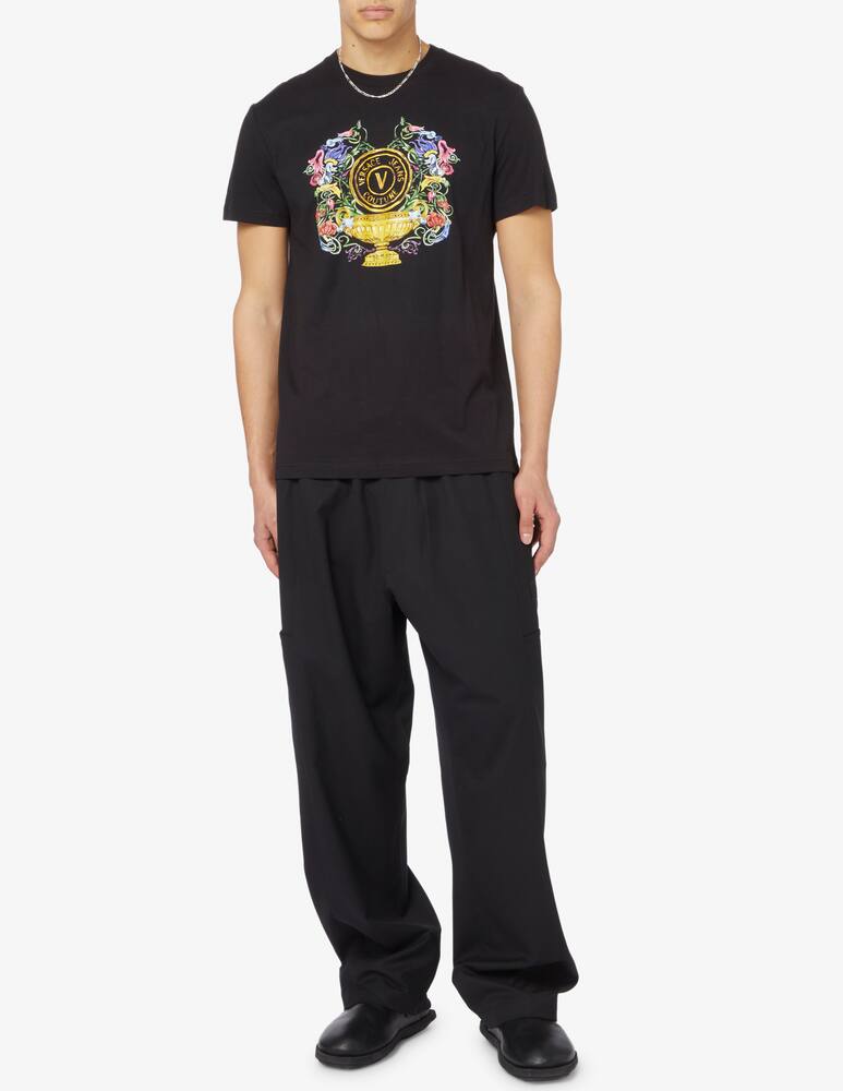 rinascente Versace Jeans Couture Maglietta emblem garden