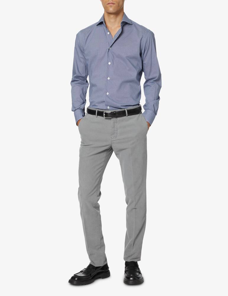 rinascente Barba Napoli Camicia mini stampa  - Blu