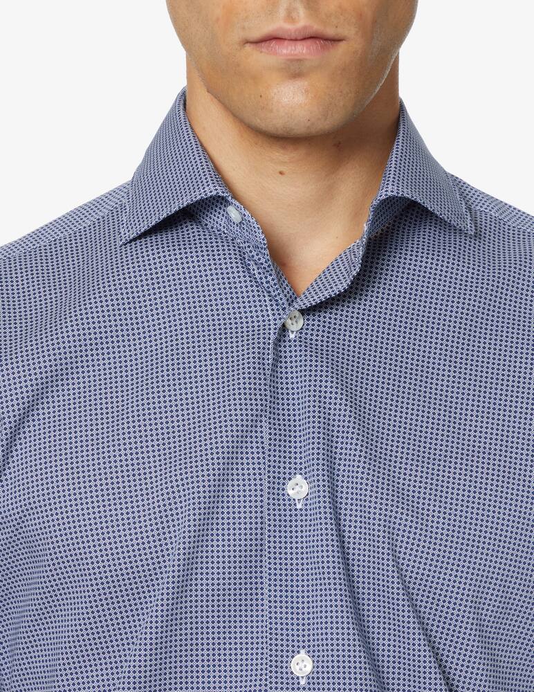 rinascente Barba Napoli Camicia mini stampa  - Blu