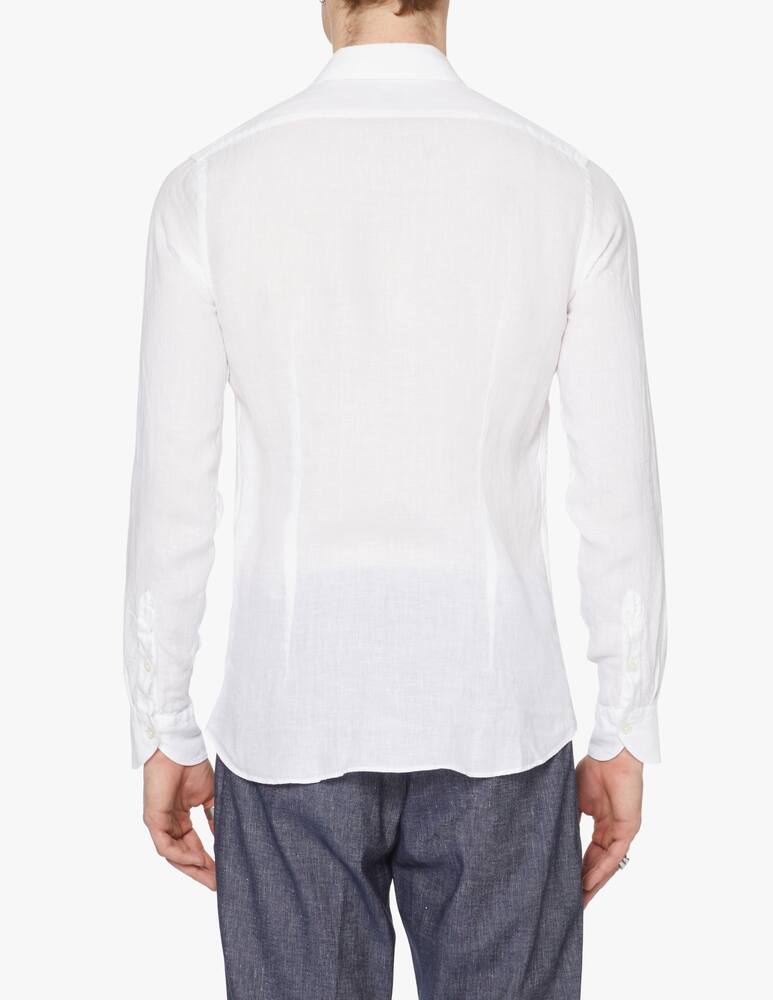 Xacus Camicia lino tinto capo - bianco - immagine 3 Xacus Camicia lino tinto capo - bianco - immagine 3