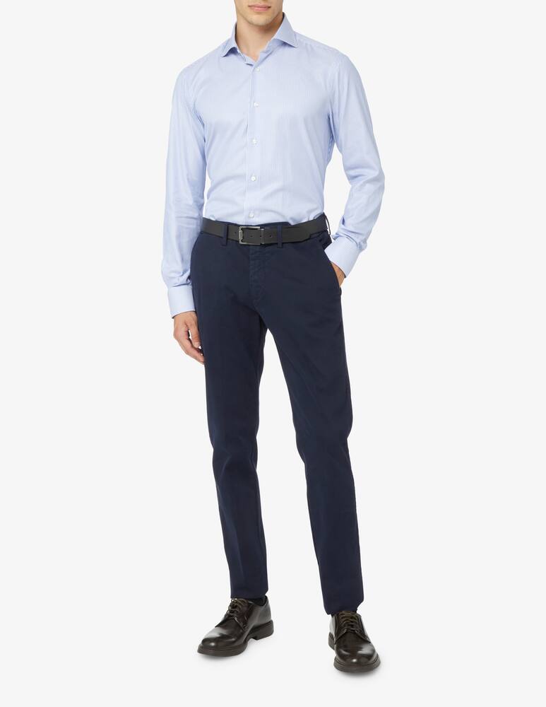 rinascente Barba Napoli Striped twill shirt 