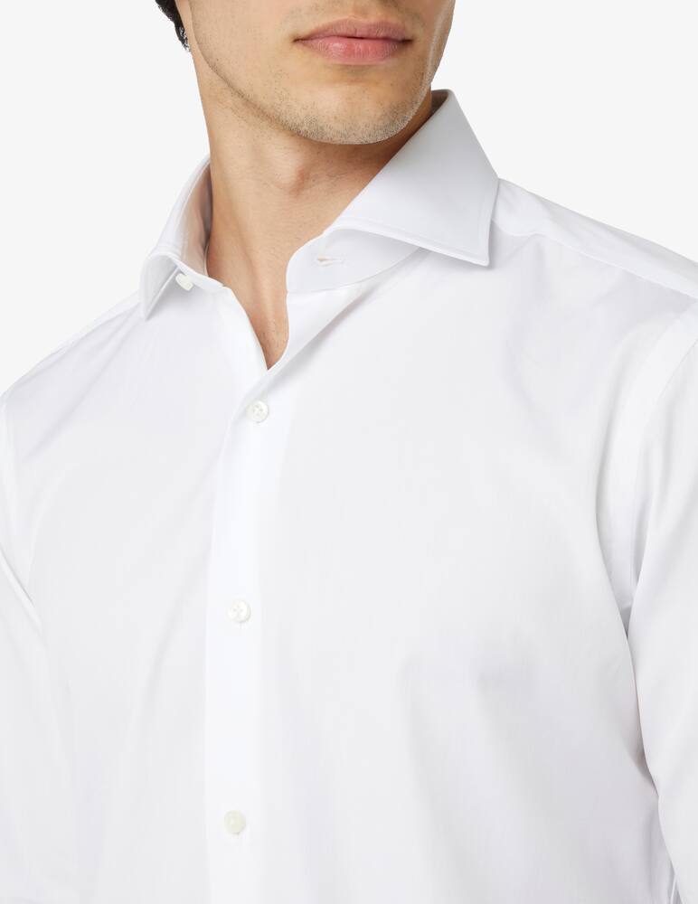 rinascente Barba Napoli Camicia in popeline - Bianco