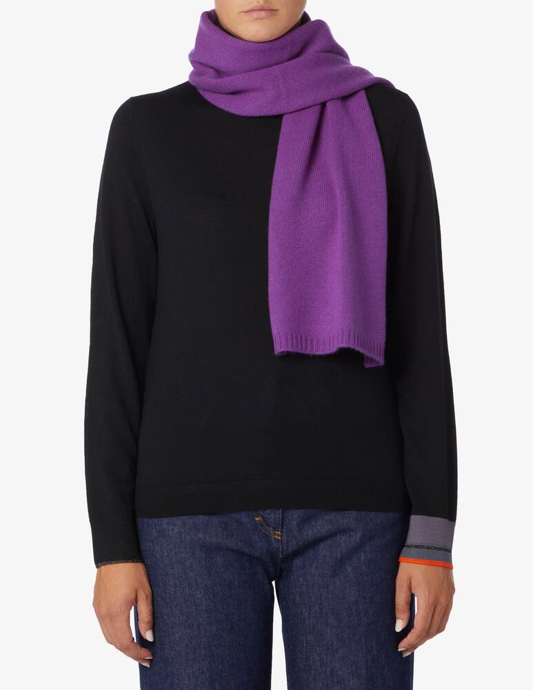 rinascente Pure Cashmere Stockinette scarf 28x160