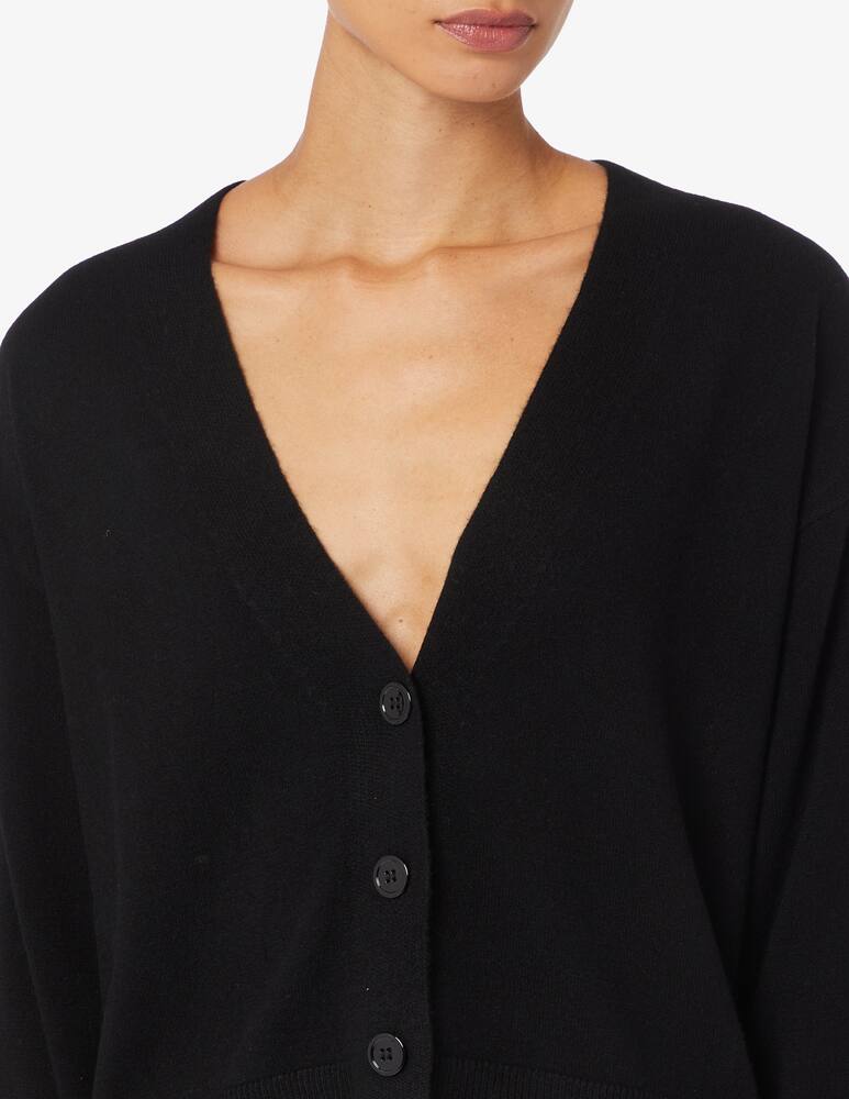 Pure Cashmere Cardigan scollo v corto in cashmere - immagine 4 Pure Cashmere Cardigan scollo v corto in cashmere - immagine 4