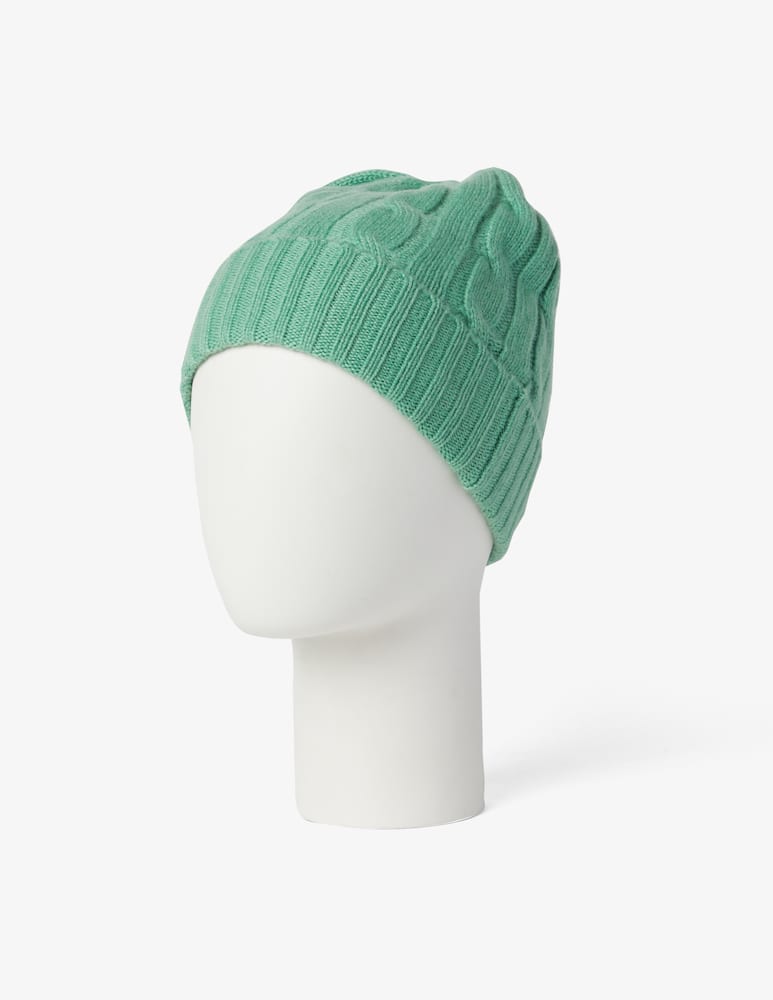 Pure Cashmere Cappellino treccia - immagine 1 Pure Cashmere Cappellino treccia - immagine 1