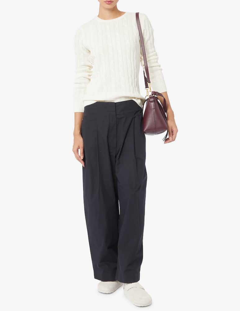 Pure Cashmere Maglione girocollo treccia - immagine 2 Pure Cashmere Maglione girocollo treccia - immagine 2