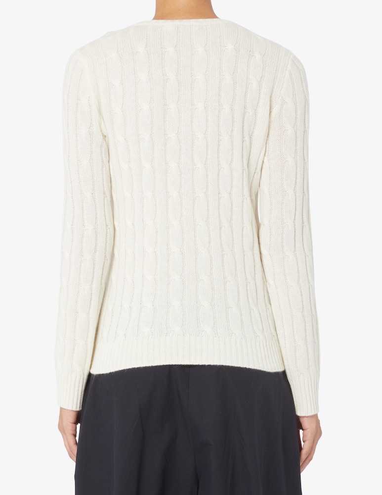 Pure Cashmere Maglione girocollo treccia - immagine 3 Pure Cashmere Maglione girocollo treccia - immagine 3