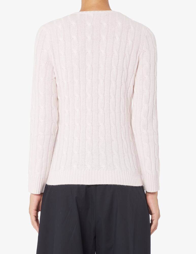 Pure Cashmere Maglione girocollo treccia - immagine 3 Pure Cashmere Maglione girocollo treccia - immagine 3