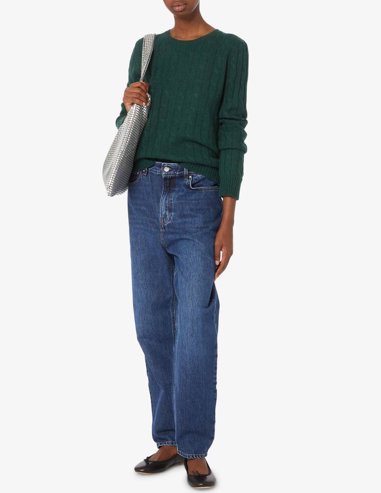 Pure Cashmere Crew neck cable knit sweater - picture 2 Pure Cashmere Crew neck cable knit sweater - picture 2