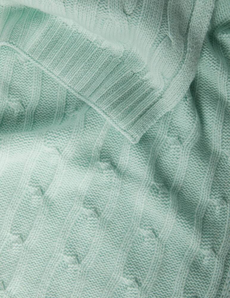 rinascente Pure Cashmere Braided scarf 28x160