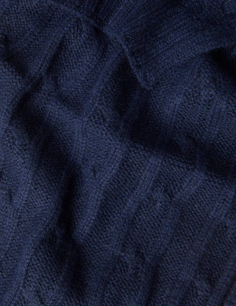 rinascente Pure Cashmere Braided scarf 28x160