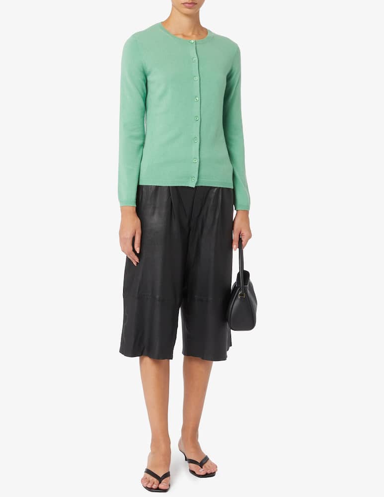 rinascente Pure Cashmere Cardigan girocollo in cashmere