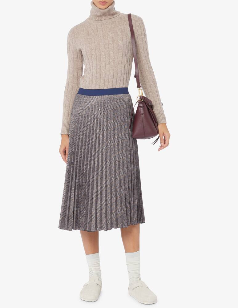 Pure Cashmere Turtleneck cable knit sweater - picture 2 Pure Cashmere Turtleneck cable knit sweater - picture 2