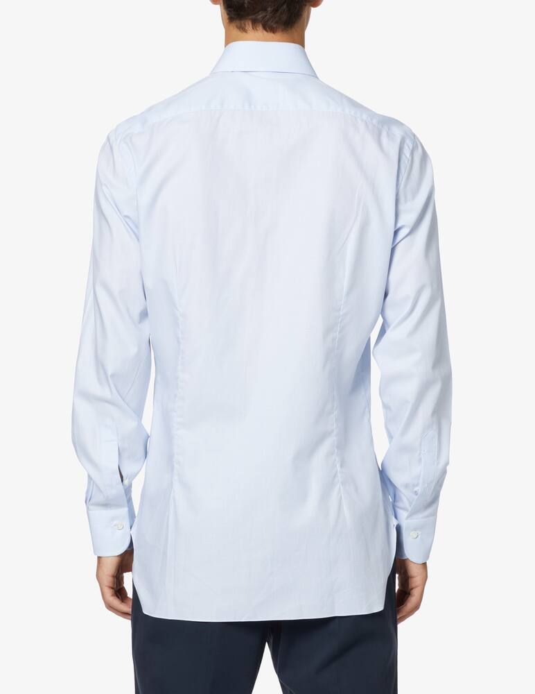 rinascente Barba Napoli Camicia twill micro quadri - Azzurro