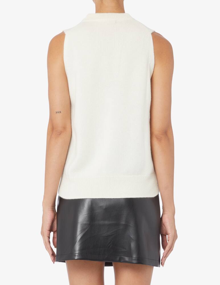 rinascente Pure Cashmere Gilet girocollo in cashmere