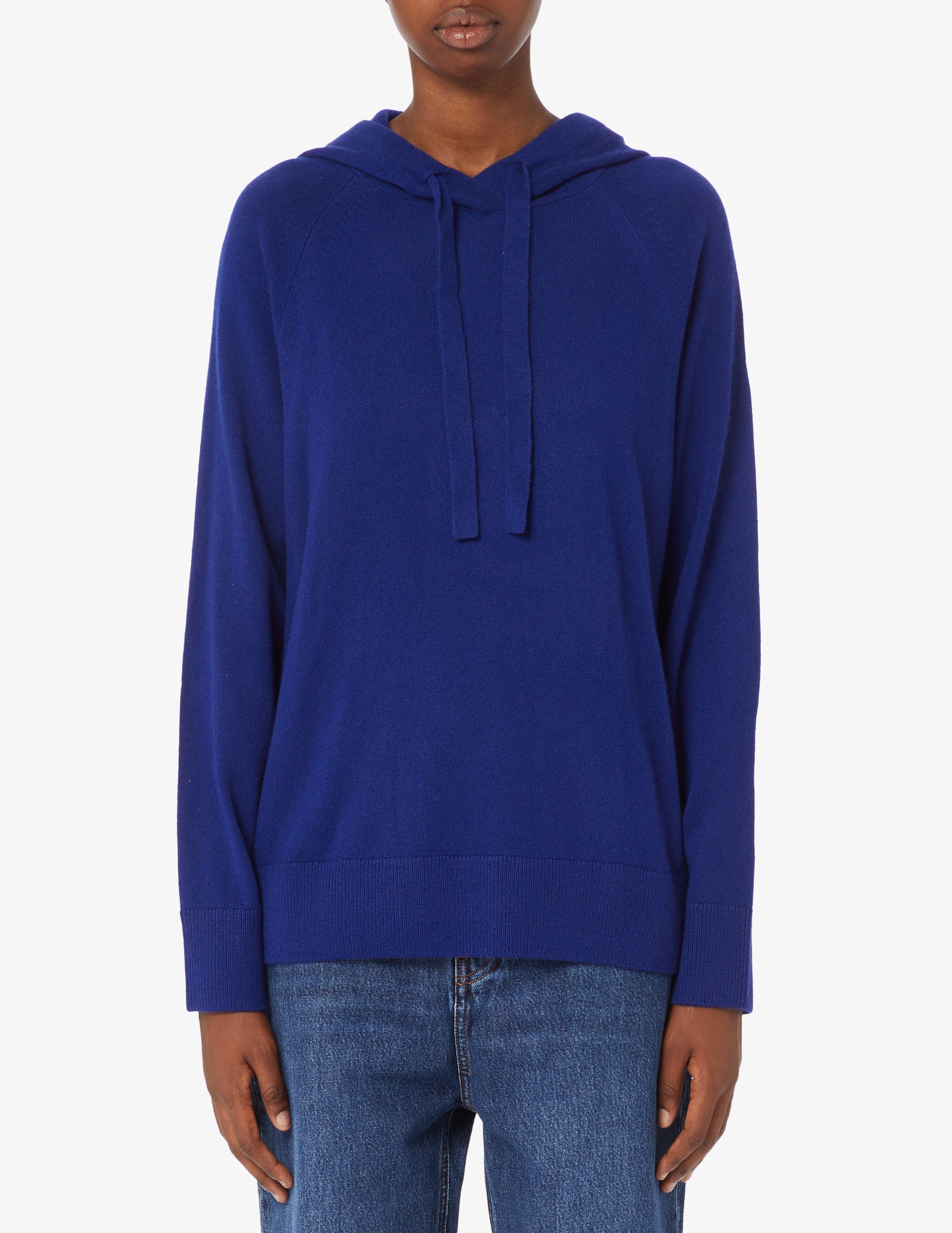 Maglione Cashmere Donna Con Cappuccio - Lana Calda E Morbida, Taglia Ampia