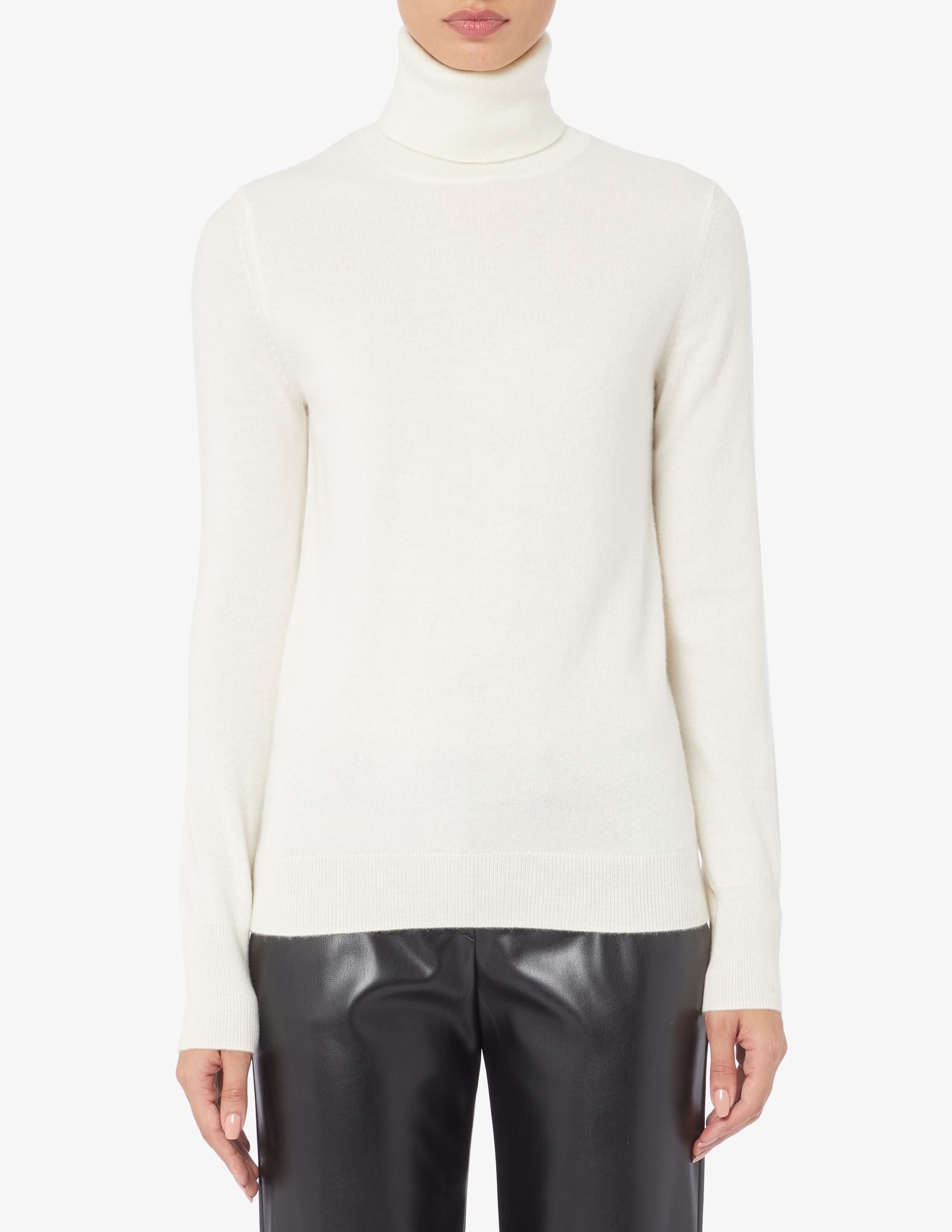 Atrani Maglione In Puro Cashmere Grigio Chiaro