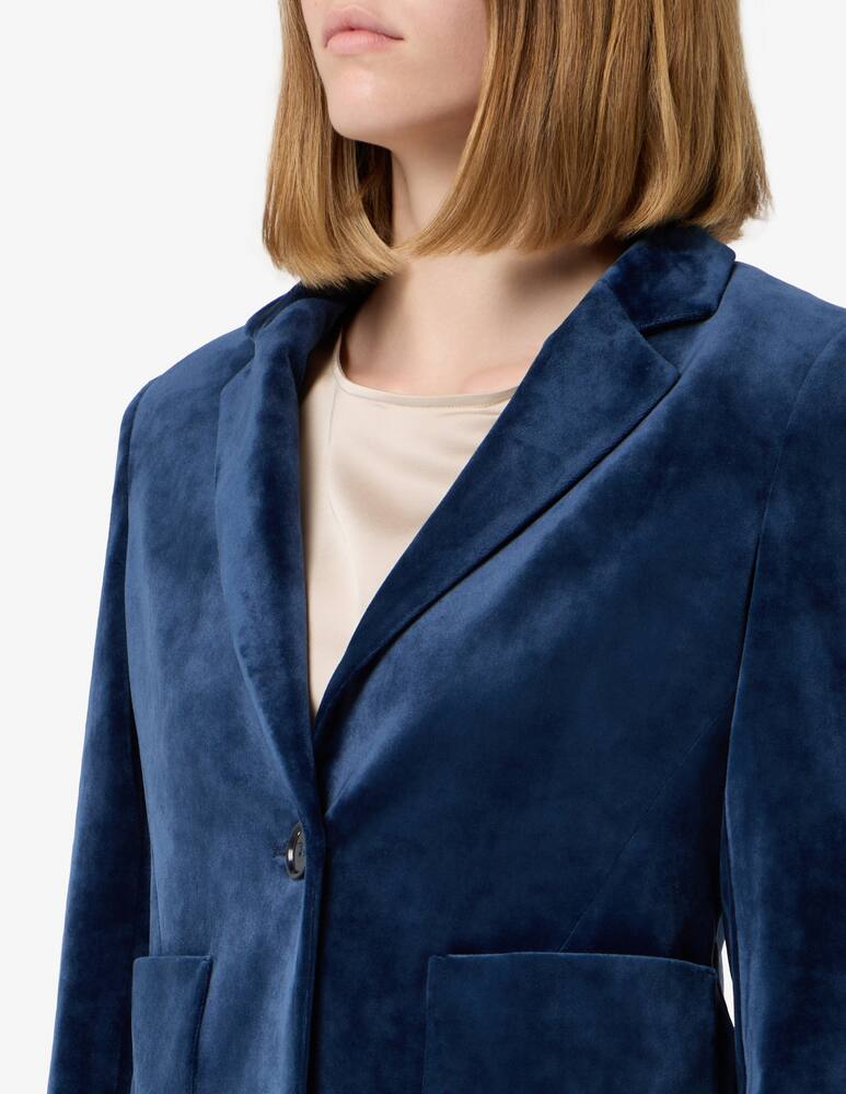 rinascente Elizabeth Ascot Velvet tailored jacket