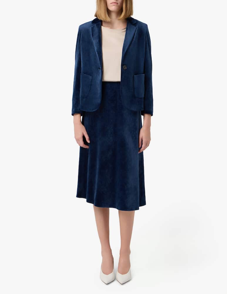 rinascente Elizabeth Ascot Gonna svasata vellutata