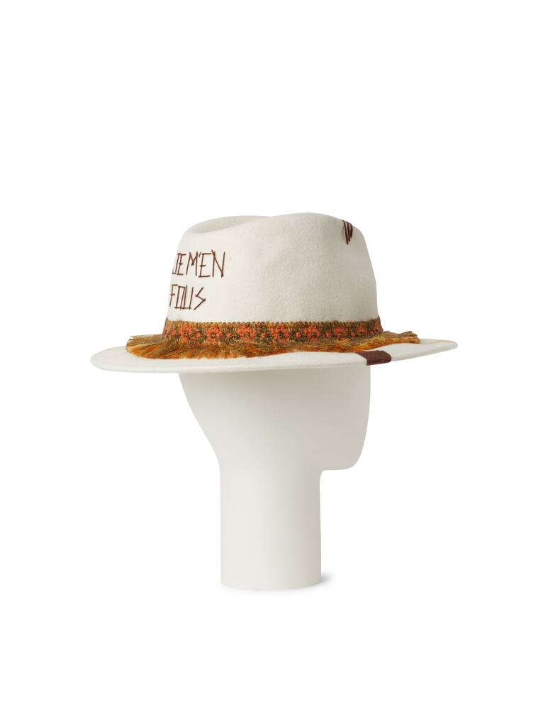 rinascente The Hat Gang Je m en fous brimmed hat