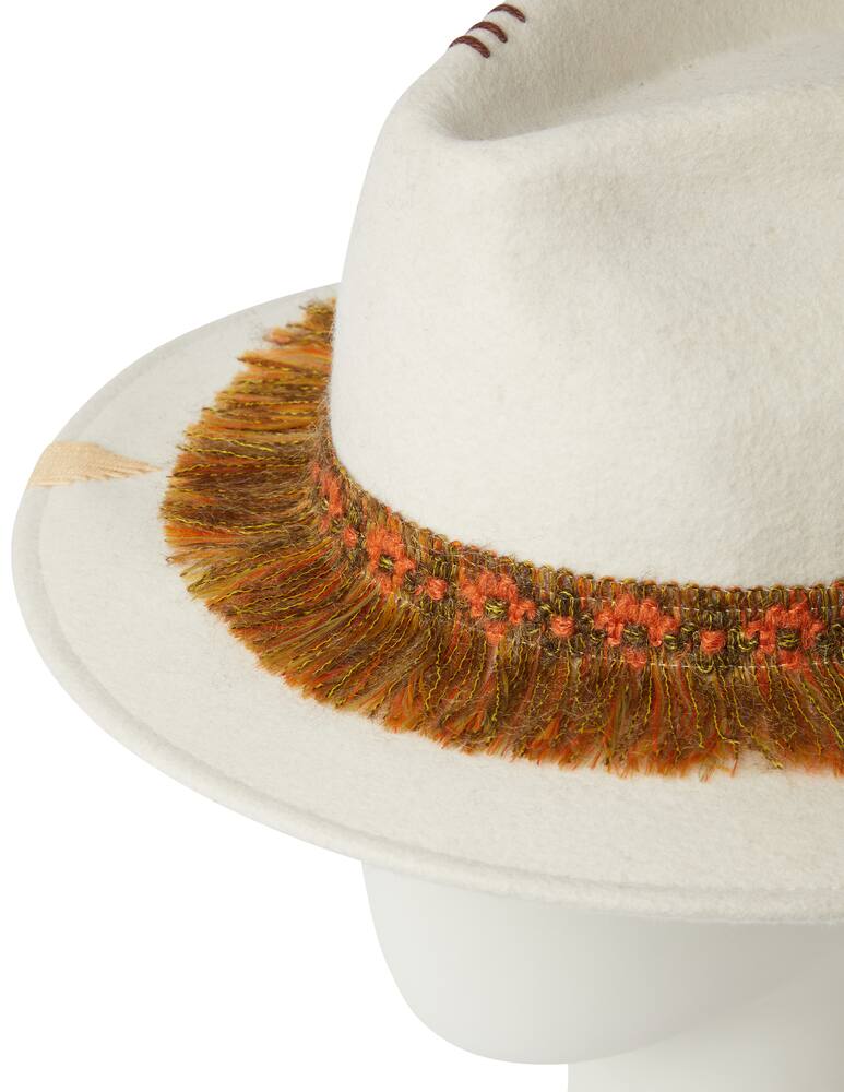 rinascente The Hat Gang Je m en fous brimmed hat