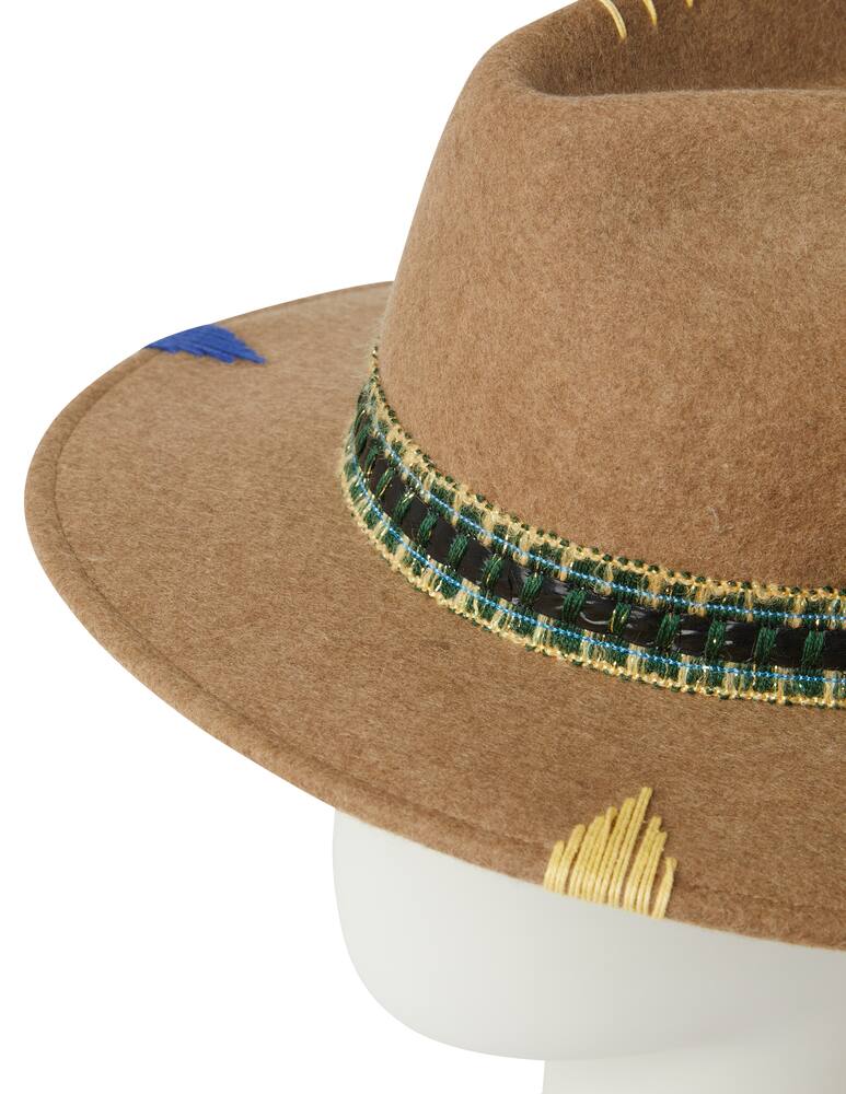 rinascente The Hat Gang Don't talk to me brimmed hat