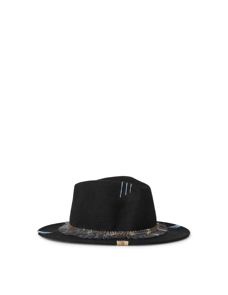 rinascente The Hat Gang Don't talk to me brimmed hat