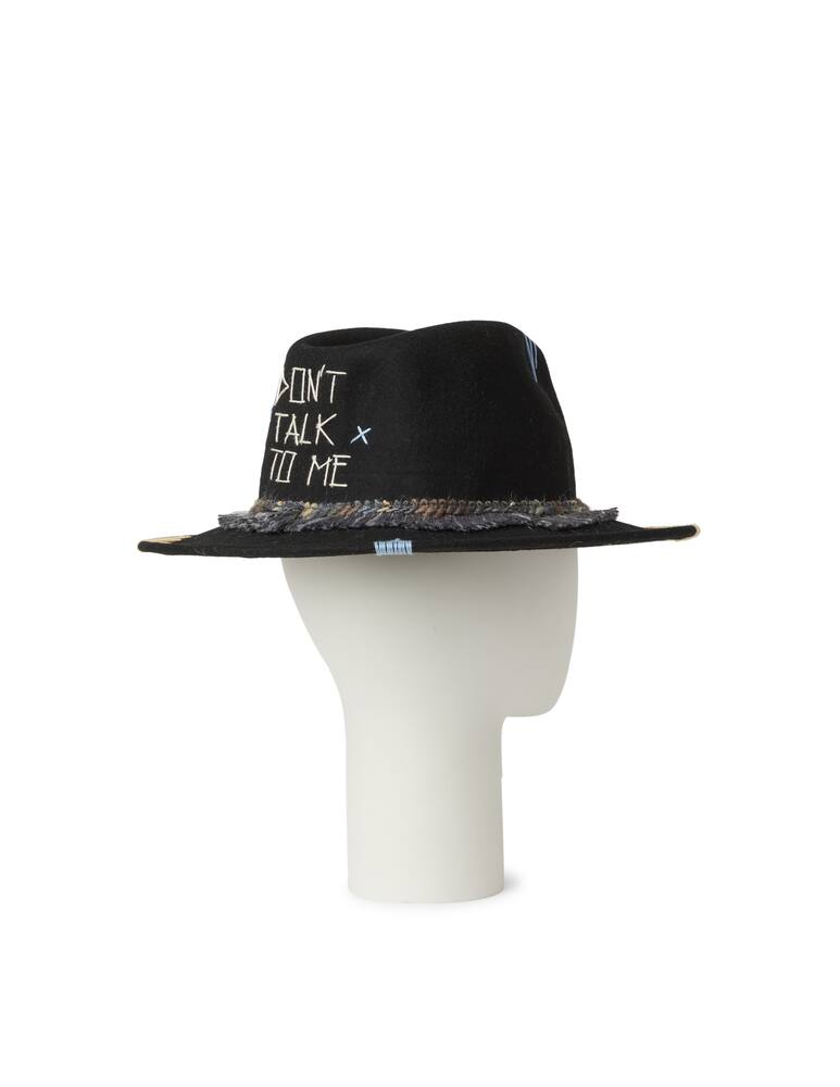 rinascente The Hat Gang Don't talk to me brimmed hat