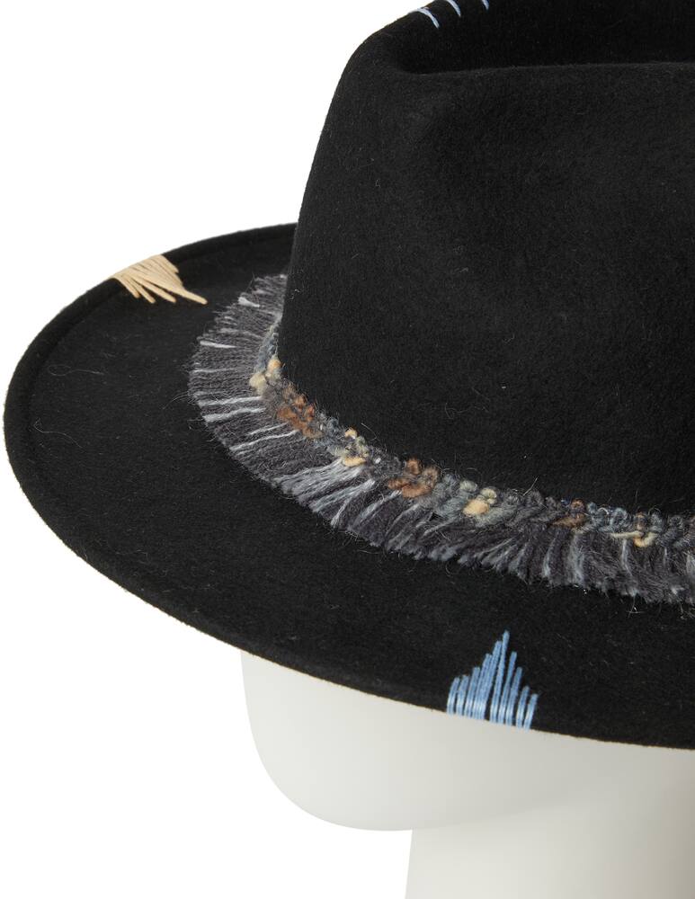 rinascente The Hat Gang Don't talk to me brimmed hat