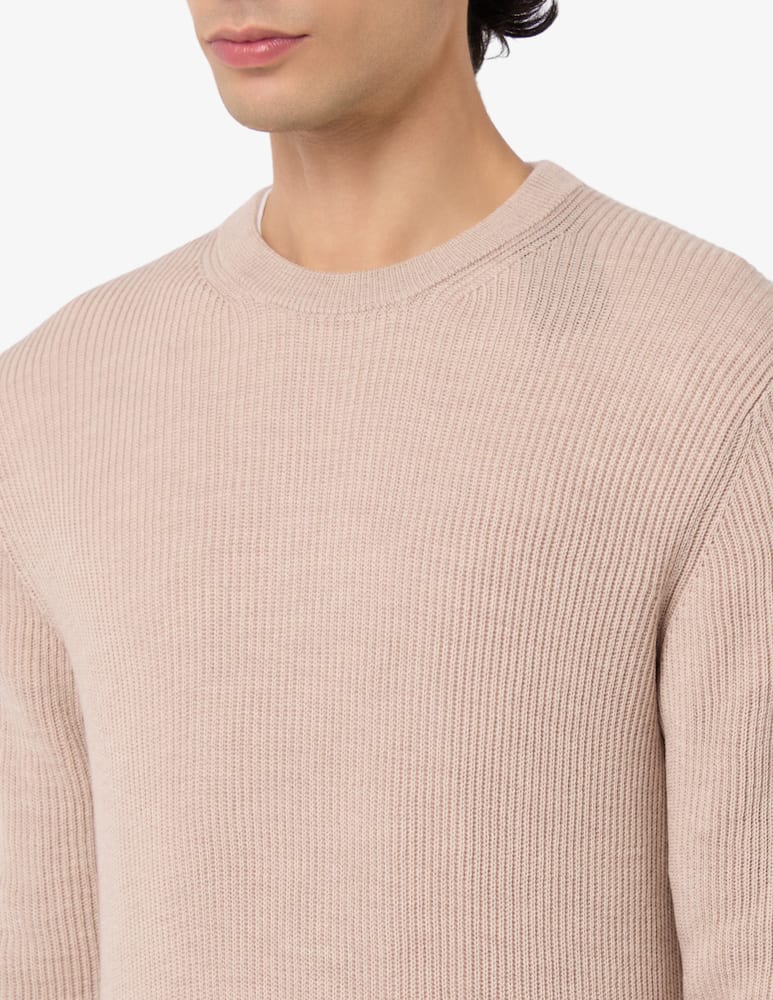 Misaky Maglia girocollo in lana merino e seta - immagine 4