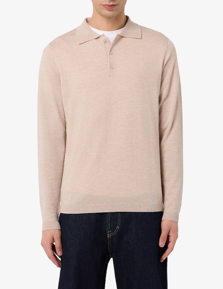 rinascente Misaky Merino silk polo