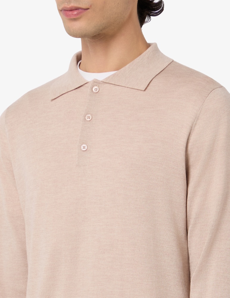 rinascente Misaky Merino silk polo