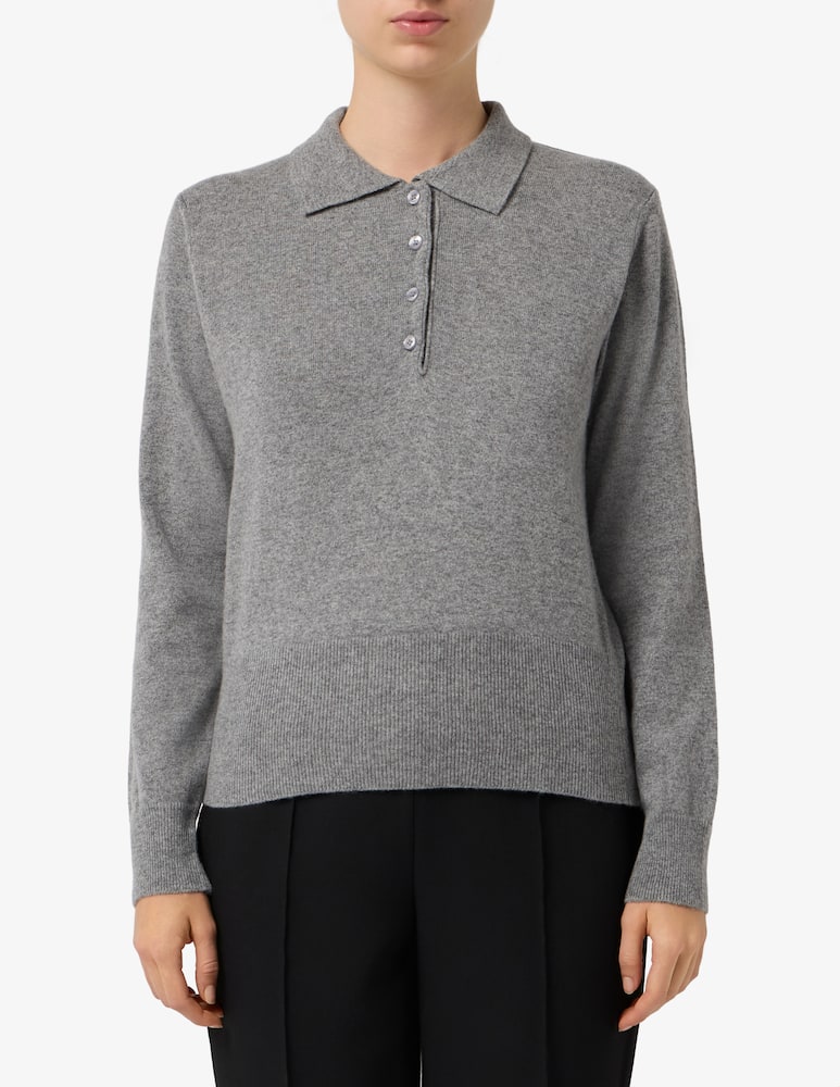 rinascente Rinascente Collection Maglione scollo polo in lana