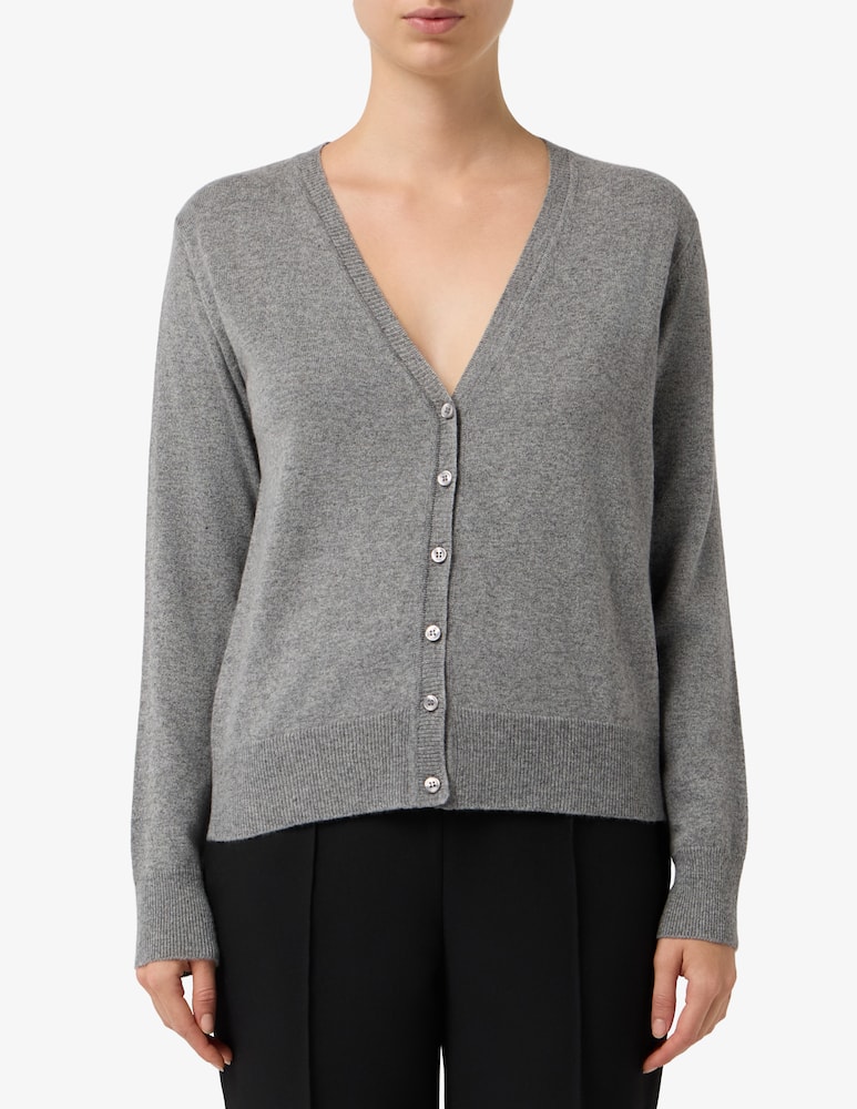 Rinascente Collection Cardigan scollo v in misto lana - immagine 1 Rinascente Collection Cardigan scollo v in misto lana - immagine 1