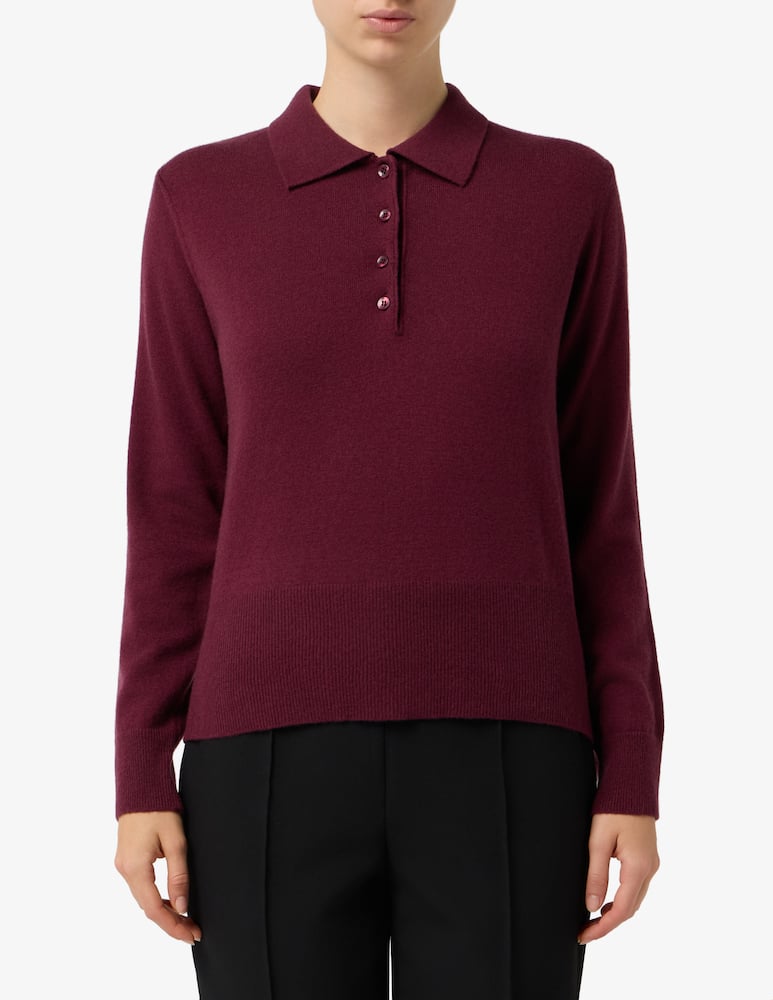 rinascente Rinascente Collection Maglione scollo polo in lana