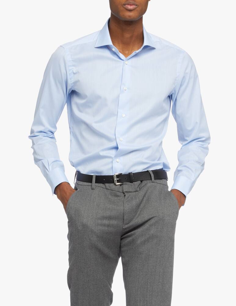 rinascente Barba Napoli Voile Slim Shirt