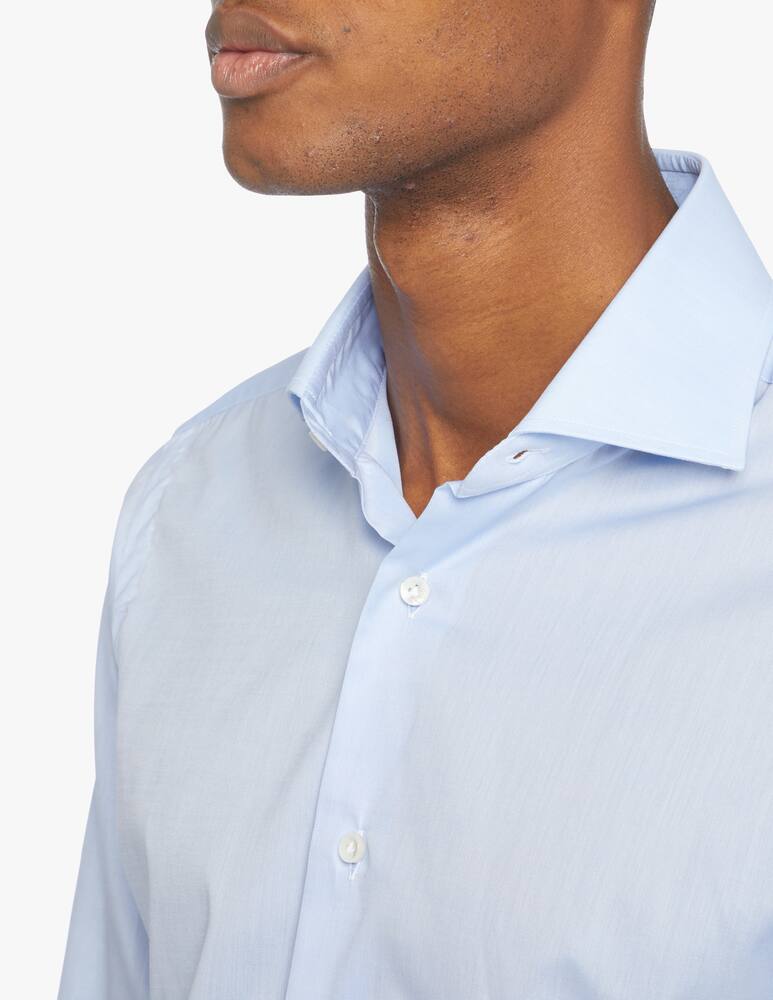 rinascente Barba Napoli Voile Slim Shirt