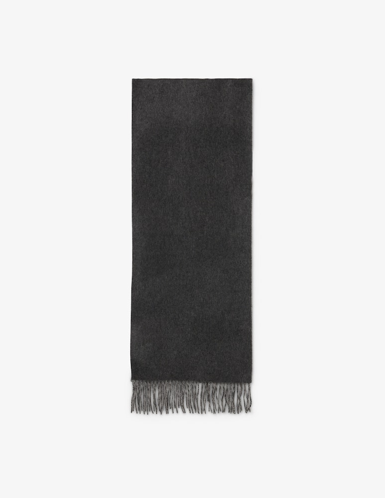 rinascente Pure Cashmere Bicolor fringe scarf