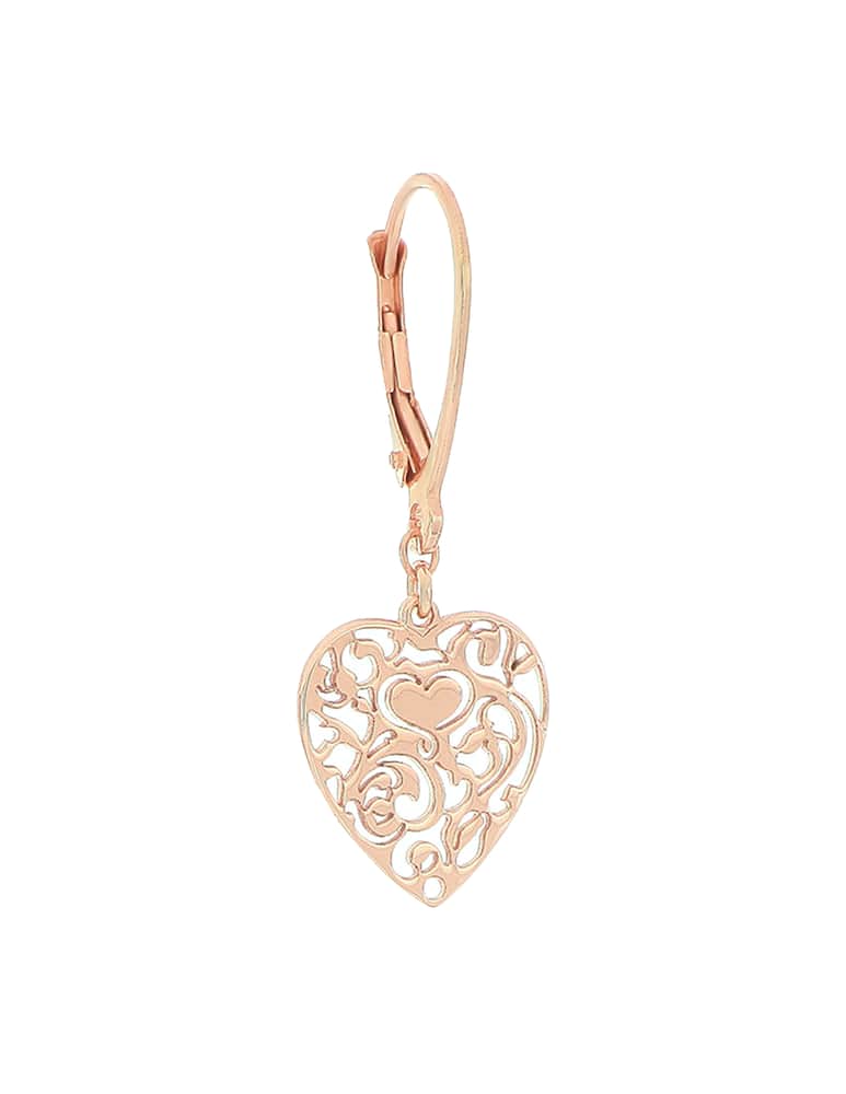 rinascente Maman et Sophie Single Victorian heart earring