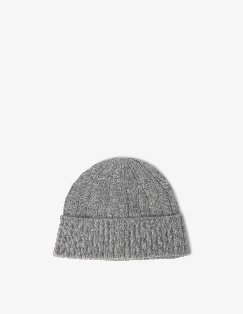 rinascente Pure Cashmere Cable knit beanie