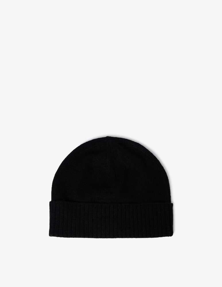 rinascente Pure Cashmere Basic ribbed beanie