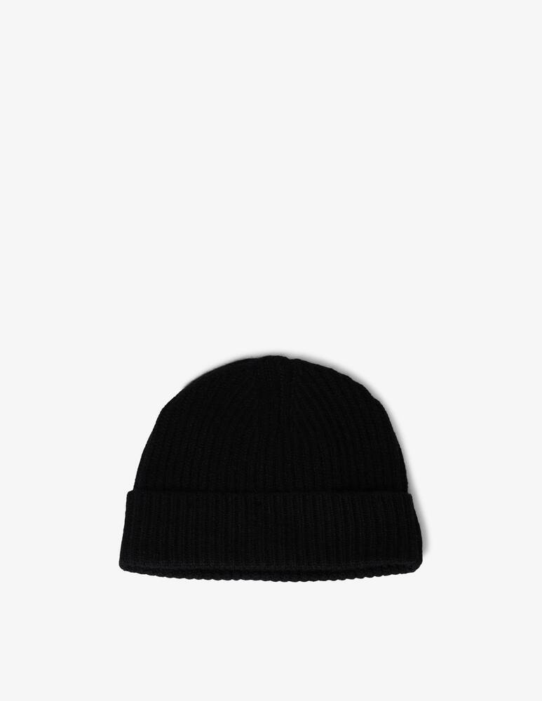 rinascente Pure Cashmere Ribbed knit beanie