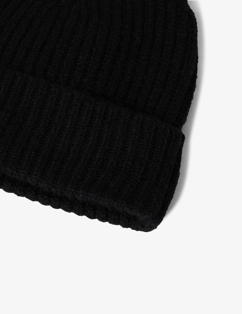 rinascente Pure Cashmere Ribbed knit beanie