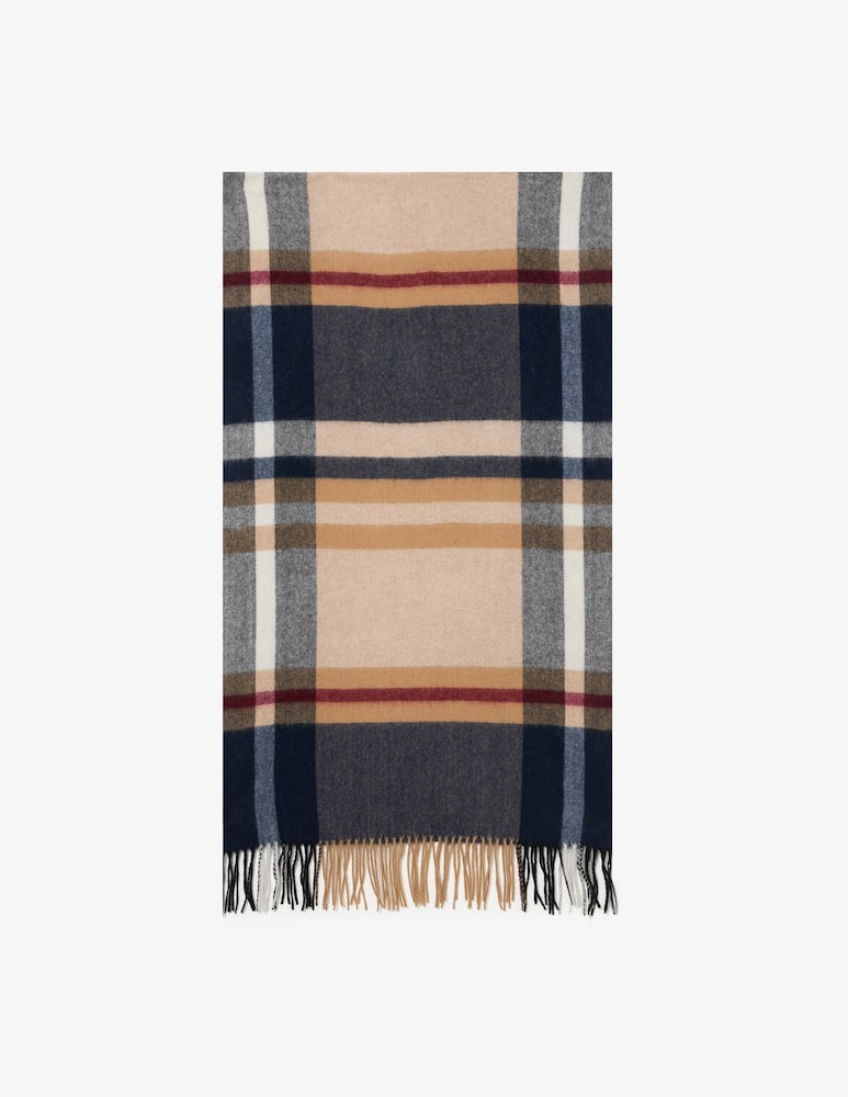 rinascente Pure Cashmere Big check scarf