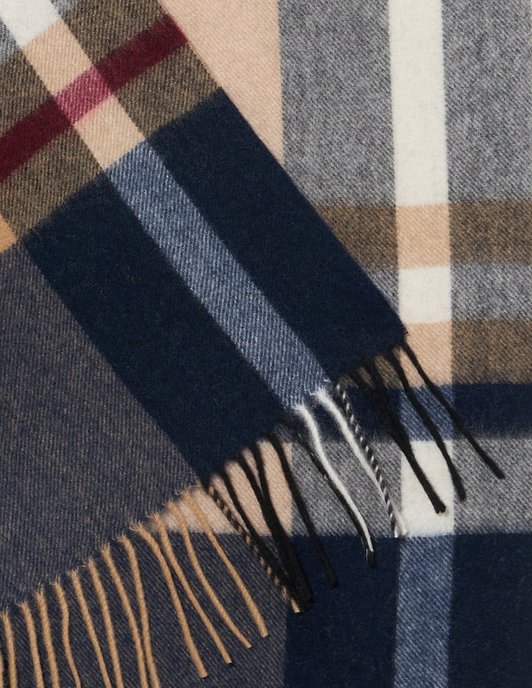 rinascente Pure Cashmere Big check scarf