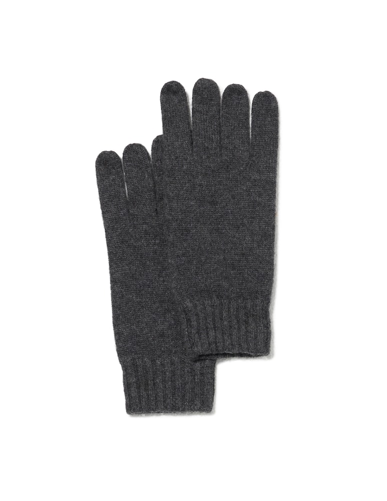 Pure Cashmere Basic knit gloves - picture 1