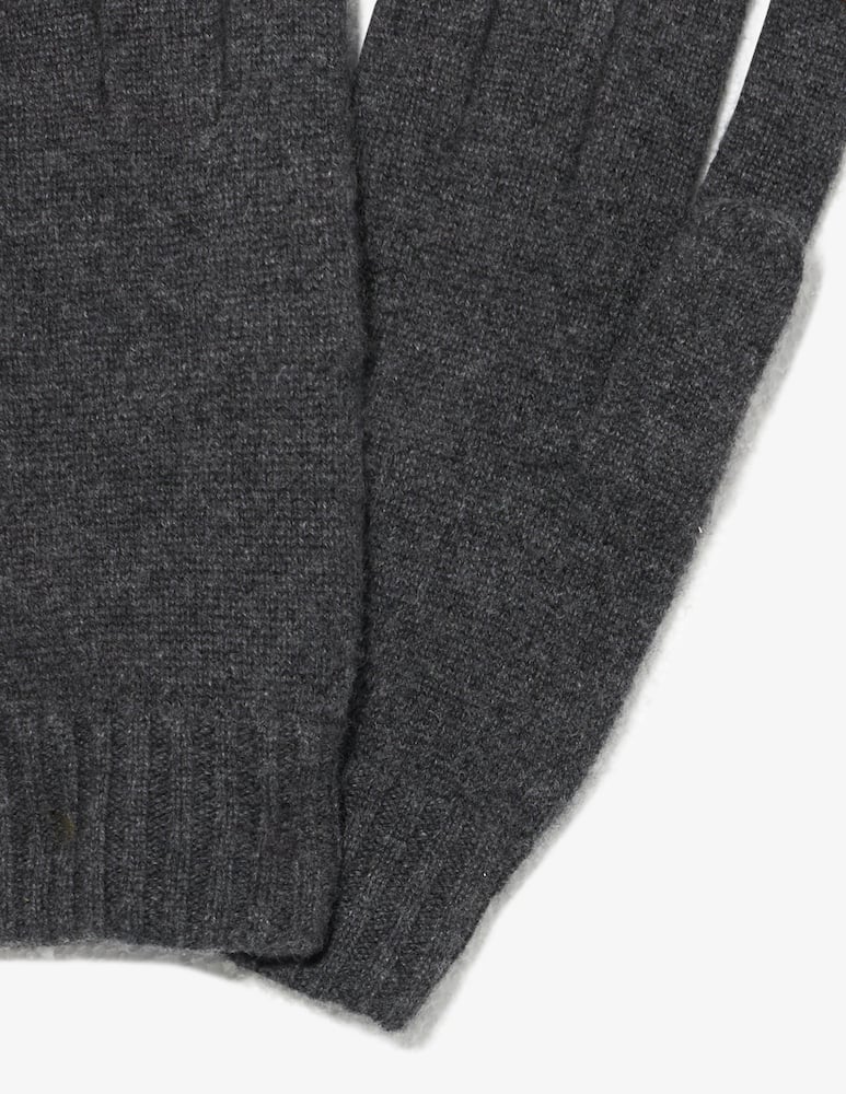 Pure Cashmere Basic knit gloves - picture 2
