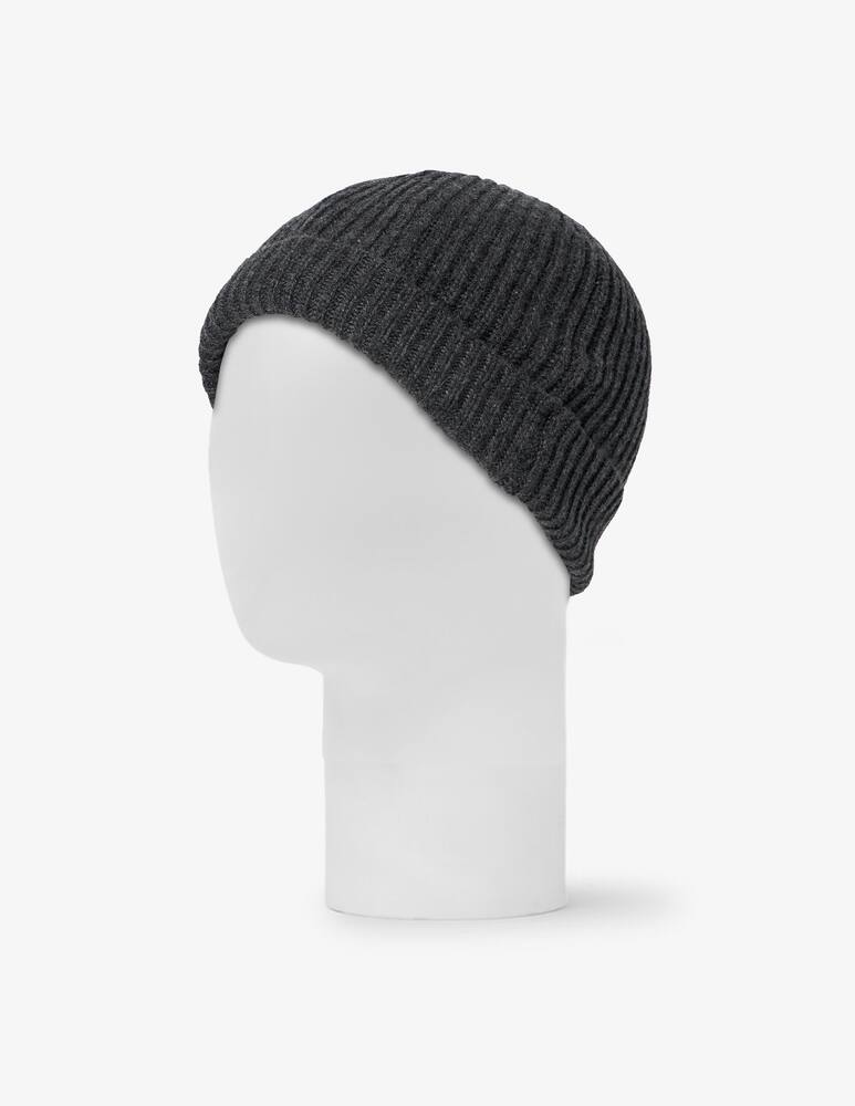 Pure Cashmere Ribbed knit beanie - picture 1 Pure Cashmere Ribbed knit beanie - picture 1