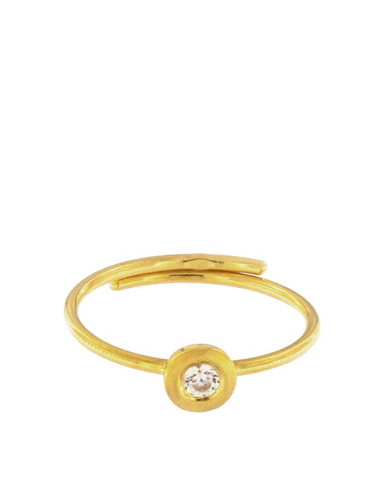 rinascente Mesh Golden light point ring